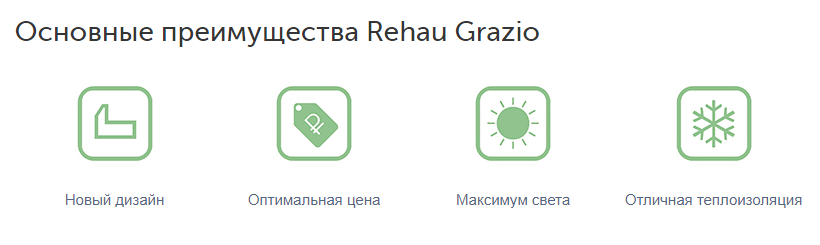 Рехау Грацио 70 миллиметров